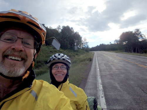 GDMBR: A Tandem Selfie, Dennis and Terry Struck.